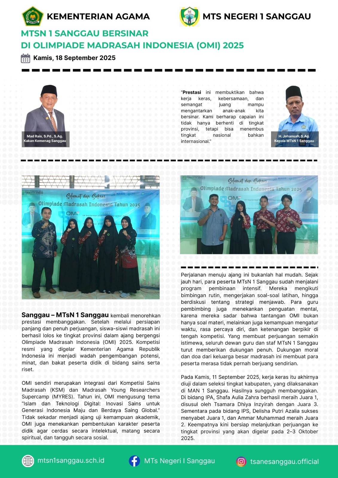 Olimpiade Madrasah indonesia Tahun 2025