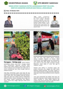 Read more about the article SISWA MTSN 1 SANGGAU RUTIN LAKSANAKAN PIKET KELILING, BENTUK KARAKTER DAN PEDULI LINGKUNGAN