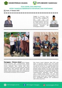 Read more about the article DUA AJANG, DUA PRESTASI: MTSN1 SANGGAU BERSINAR DI KETAPANG DAN PONTIANAK