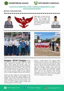Read more about the article LIMA PIALA DIBOYONG,MTSN 1 SANGGAU BERSINAR DI LKBB SE-KALIMANTAN BARAT
