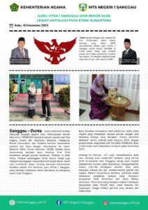 Read more about the article GURU MTSN 1 SANGGAU UKIR REKOR MURI LEWAT ANTOLOGI PUISI ETNIK NUSANTARA